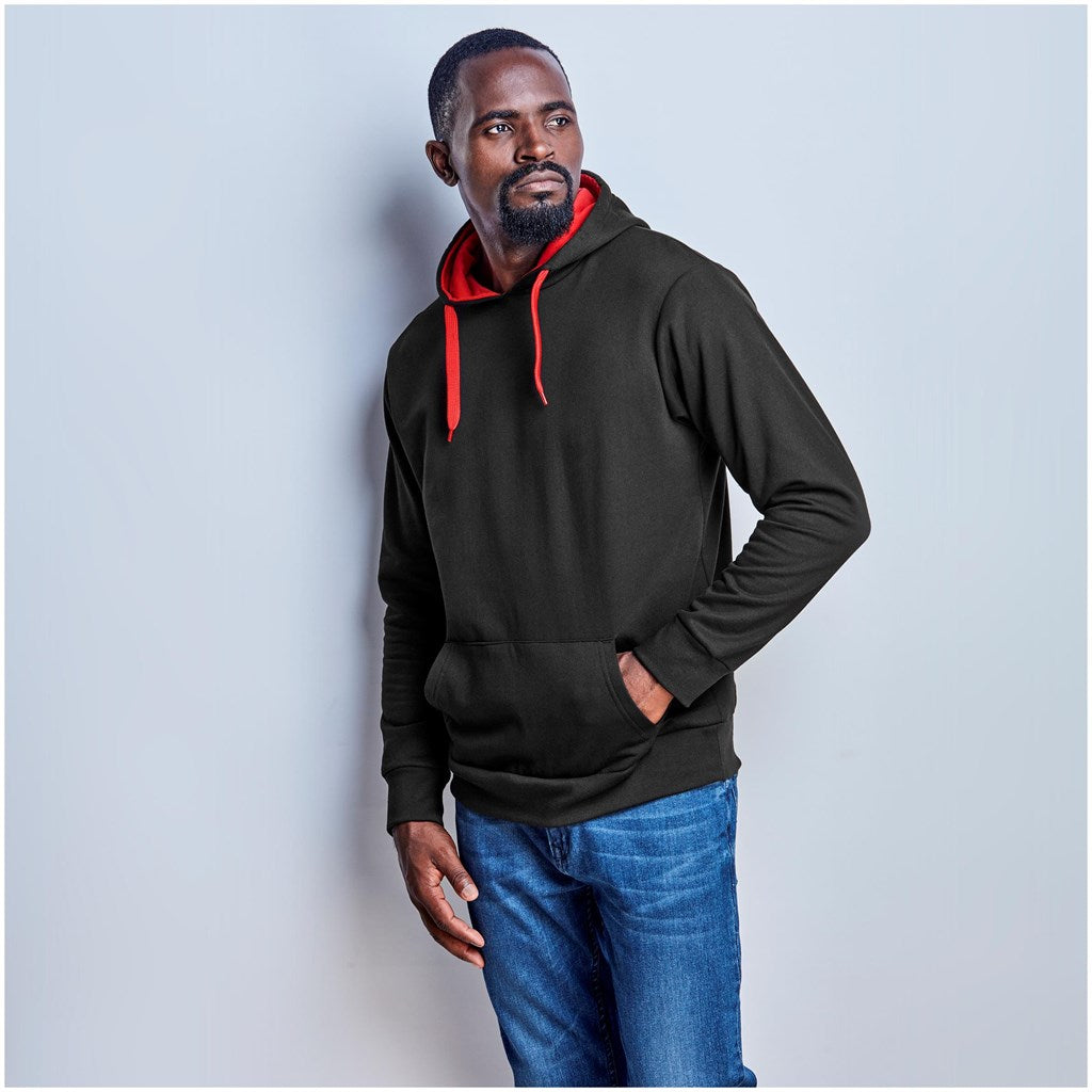 Mens Solo Hooded Sweater - Red