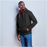 Mens Solo Hooded Sweater - Red