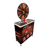 Branded Demo Table with Mini Spinning Wheel