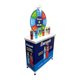 Branded Demo Table with Mini Spinning Wheel – view 2