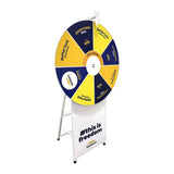 Branded Maxi Spinning Wheel with front base branding