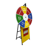 Branded Maxi Spinning Wheel with front base branding – view 2