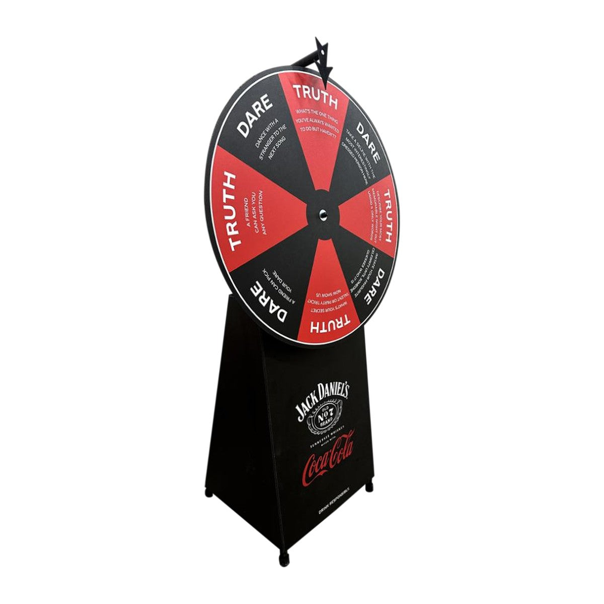 Branded Maxi Spinning Wheel with full wrap base – view 4