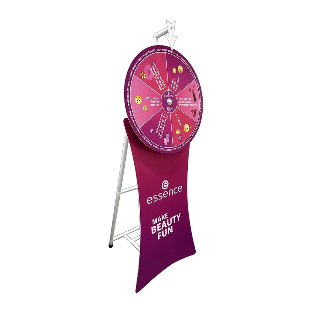 Branded Midi Spinning Wheel with front base branding – view 2